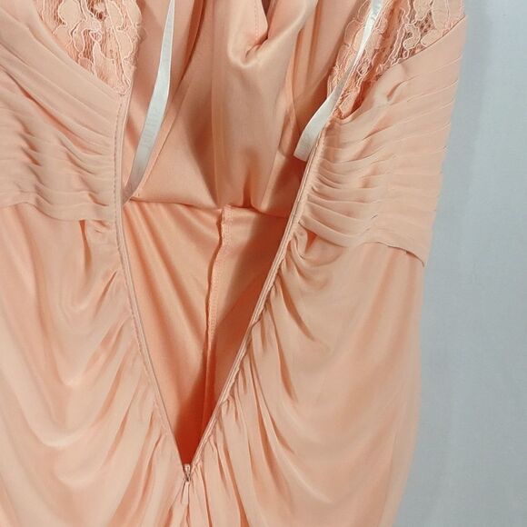 David's Bridal Lace Formal Dress - Picture 6 of 8